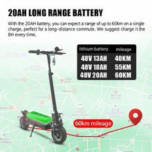 Load image into Gallery viewer, AJOOSOS X750 Electric Scooter for Adults,MAX 30MPH &amp; 37 Miles,10&quot; Pneumatic Tires,Foldable Commuting Electric Scooter for Adult
