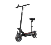 Load image into Gallery viewer, Jueshuai X500 500W/800W Electric Scooter，Electric Scooter Adults,28MPH &amp; 25 Miles,10&quot; Pneumatic Tires,Foldable Commuting Electric Scooter with Seat for Adult

