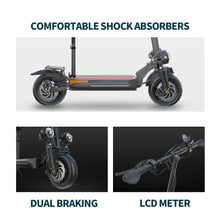 Load image into Gallery viewer, Jueshuai X500 Electric Scooter for Adults,40MPH &amp; 34 Miles,10&quot; Pneumatic Tires,Foldable Commuting Electric Scooter with Seat
